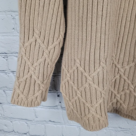 RINO ROSSI | vintage cable knit turtleneck sweater - Picture 3 of 7